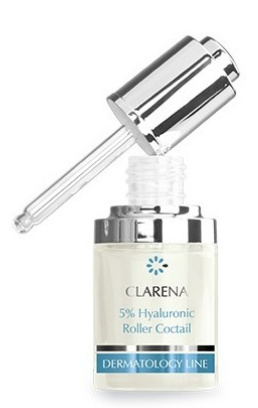 CLARENA - 5% Hyaluronic Roller Cocktail Koktajl nawilżający z kwasem hialuronowym 30ml