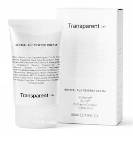 TRANSPARENT LAB RETINAL AGE REVERSE CREAM - przeciwstarzeniowy krem z retinalem - 50ml