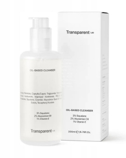 TRANSPARENT LAB OIL BASED CLEANSER - olejek dogłębnie oczyszczający do demakijażu 200 mL