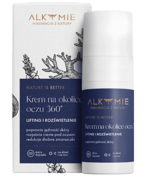 ALKEMIE - Nature is better liftingujący Krem na okolice oczu 360° 15ml