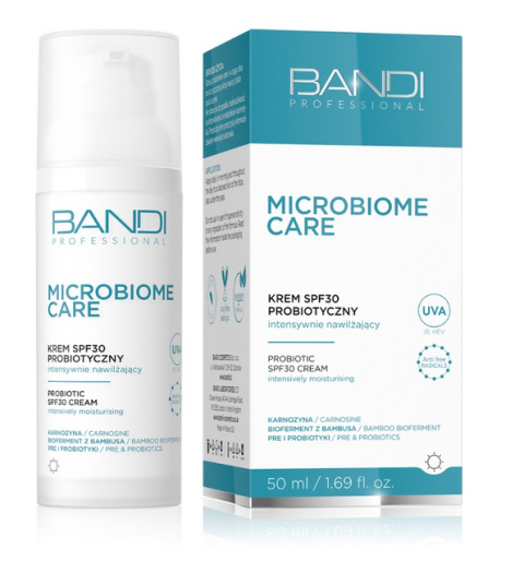 BANDI - MICROBIOME CARE Krem SPF30 Probiotyczny intensywnie nawilżający