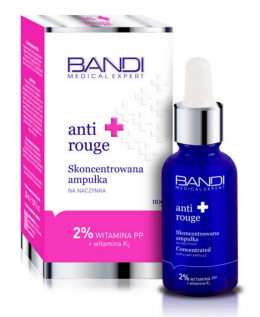 BANDI - ANTI ROUGE Skoncentrowana ampułka na naczynka 30ml