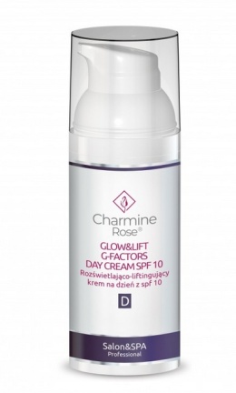 CHARMINE ROSE - GLOW&LIFT G-FACTORS ROZŚWIETLAJĄCO-LIFTINGUJĄCY KREM NA DZIEŃ Z SPF10 50ML