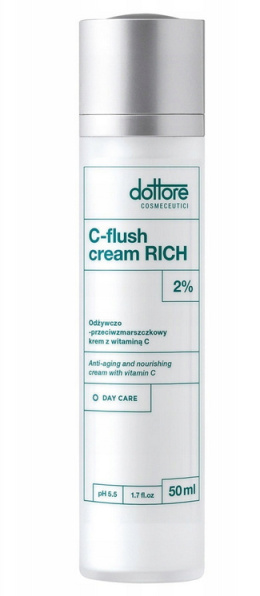 DOTTORE - C-flush cream RICH Odżywczo-przeciwzmarszczkowy krem do twarzy z witaminą C