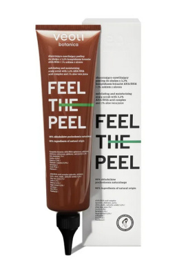 VEOLI BOTANICA - FEEL THE PEEL Złuszczająco-nawilżający peeling do skalpu z 3,2% kompleksem kwasów AHA/BHA i 1% sokiem z aloesu