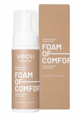 VEOLI BOTANICA - FOAM OF COMFORT Nawilżająca pianka do mycia twarzy 150ml