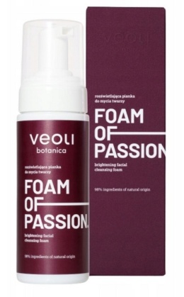 VEOLI BOTANICA - FOAM OF PASSION Rozświetlajca pianka do mycia twarzy 150ml