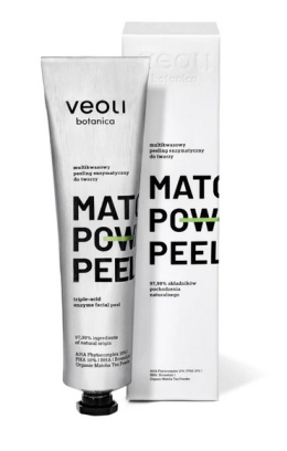 VEOLI BOTANICA - MATCHA POWER PEEL Peeling enzymatyczny z kompleksem kwasów AHA